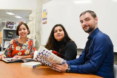 group of marketing students