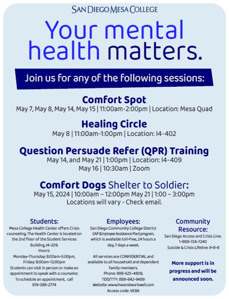 Your Mental Health Matters Flyer Link